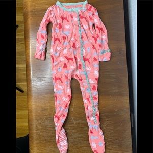 Kickee Pants - Domestic Animals snap footie